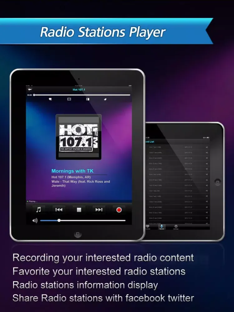 تصاویر All-in-1 Radio (Weather+Clock+Recorder) iPad 