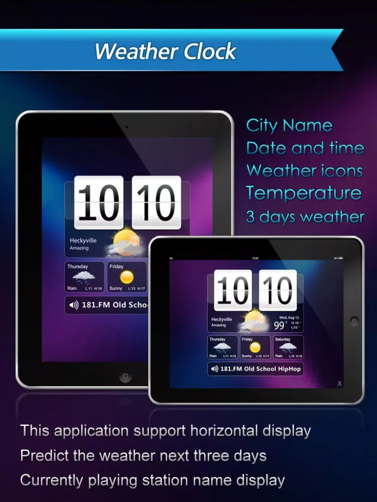 تصاویر All-in-1 Radio (Weather+Clock+Recorder) iPad 