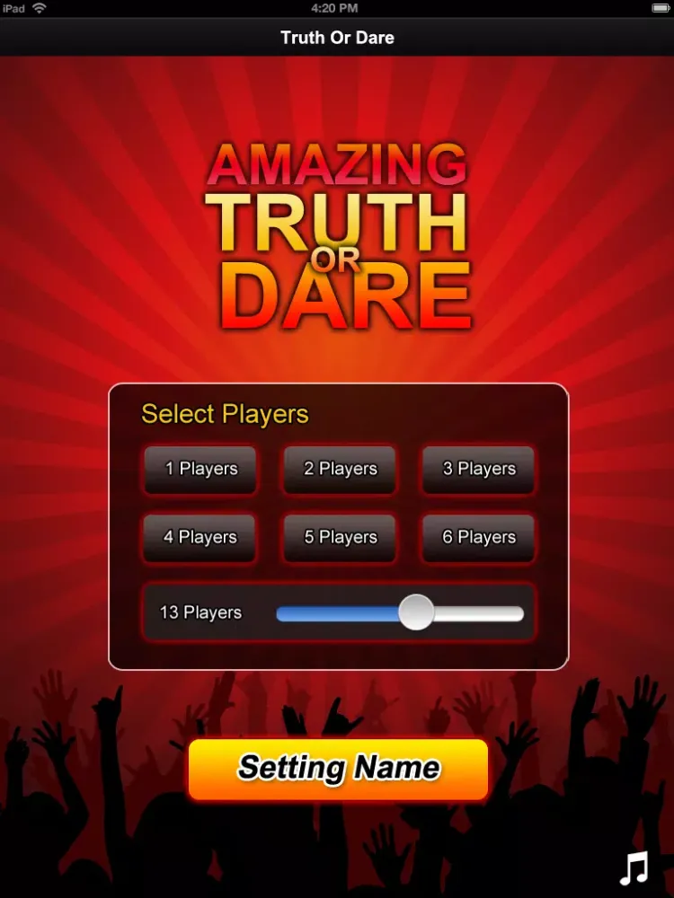Amazing Truth or Dare Free iPad 应用截图
