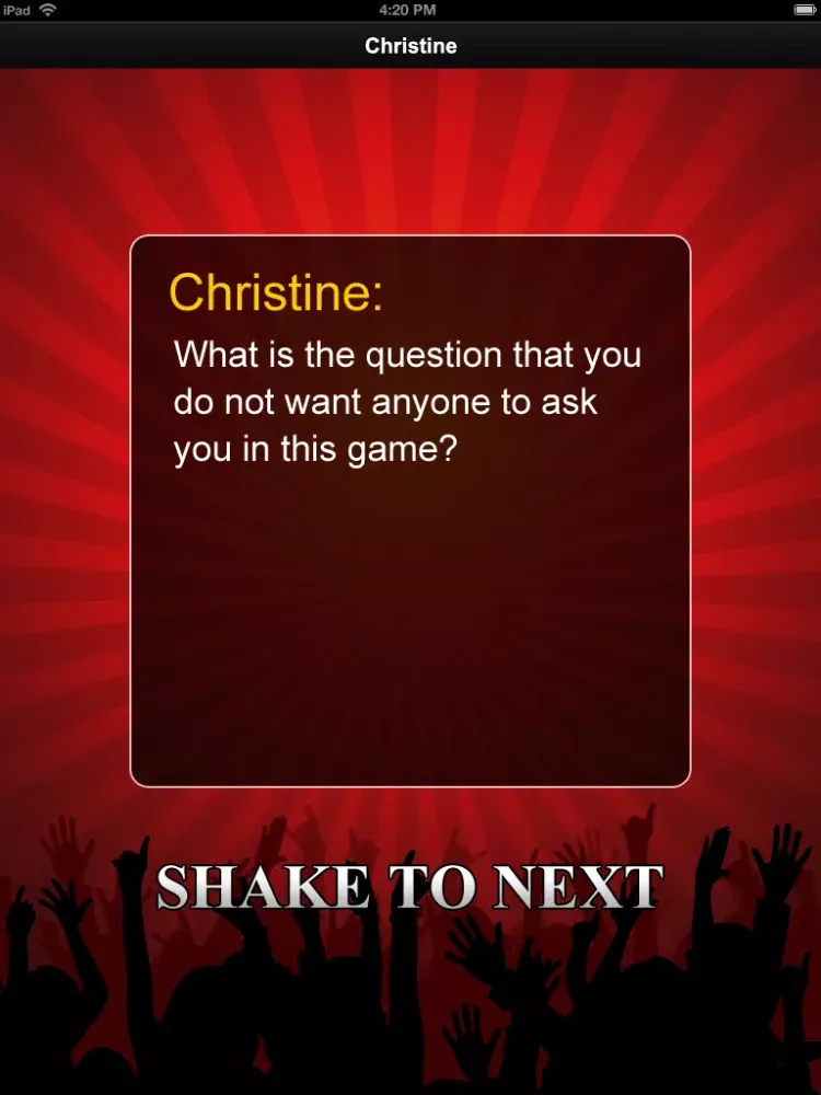 Amazing Truth or Dare Free iPad 应用截图