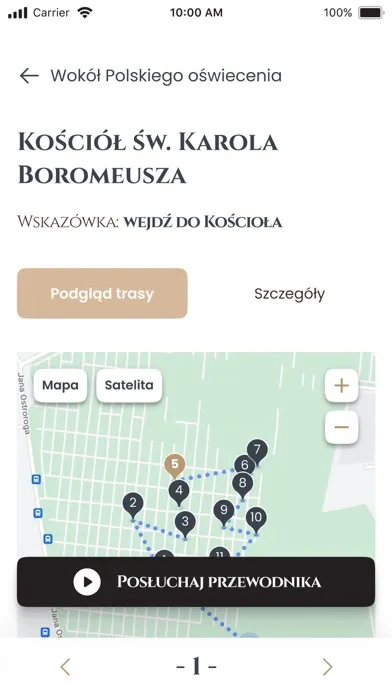 Zrzuty ekranu Stare Powązki