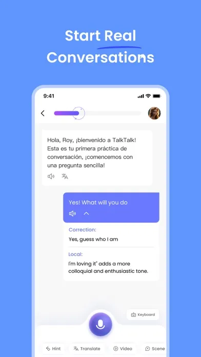 Screenshot di TalkTalk: Speak Like a Local