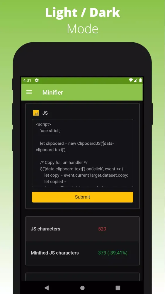 Minifier应用截图