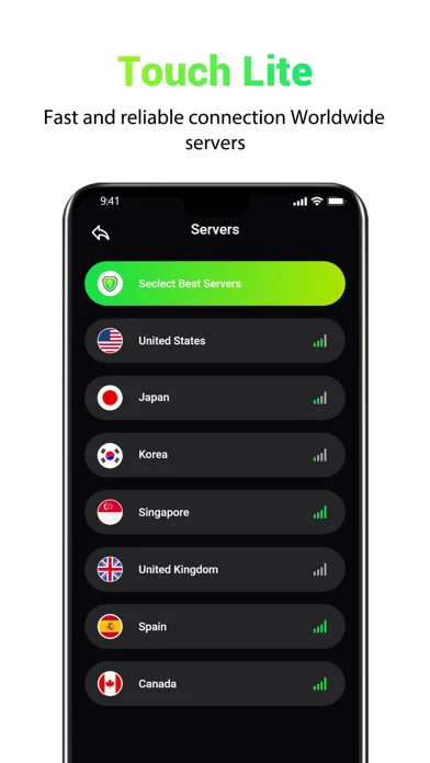 Screenshot di Touch Lite Hotspot Fast Proxy