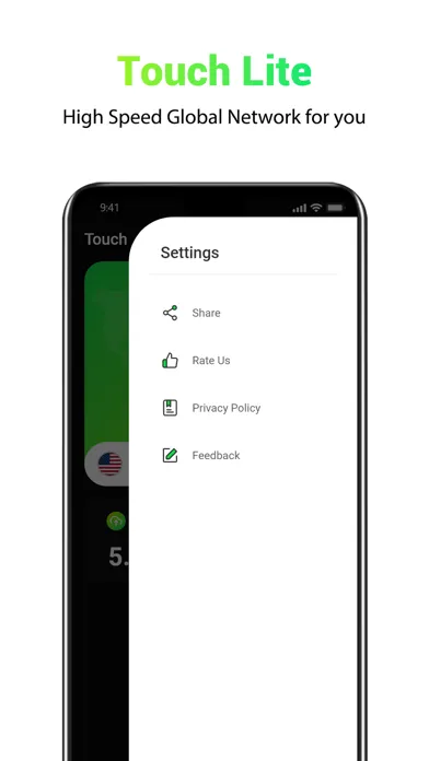 Screenshot di Touch Lite Hotspot Fast Proxy