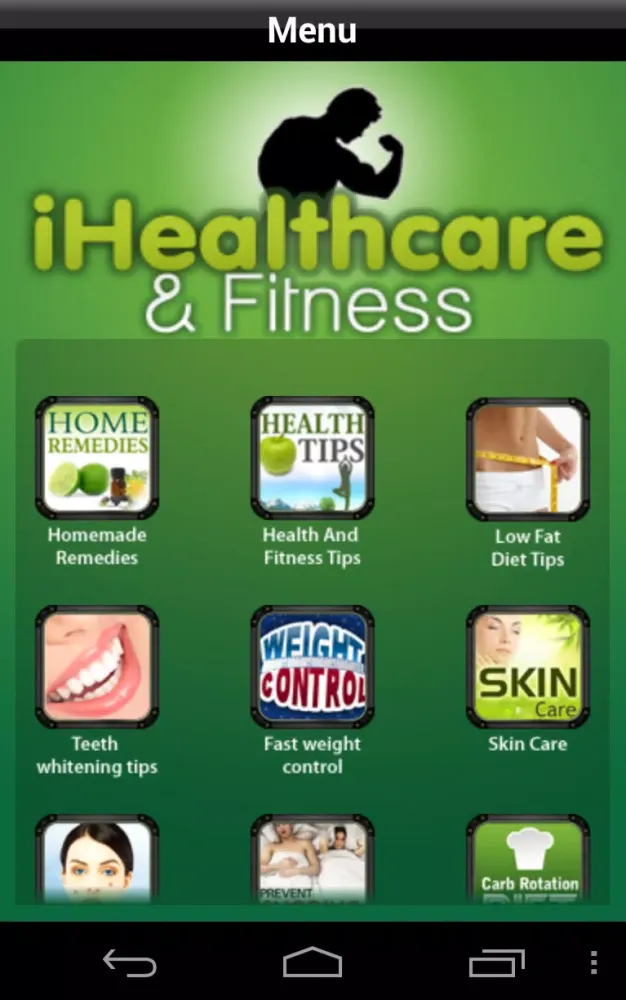 Healthcare and Fitness Tips Screenshots