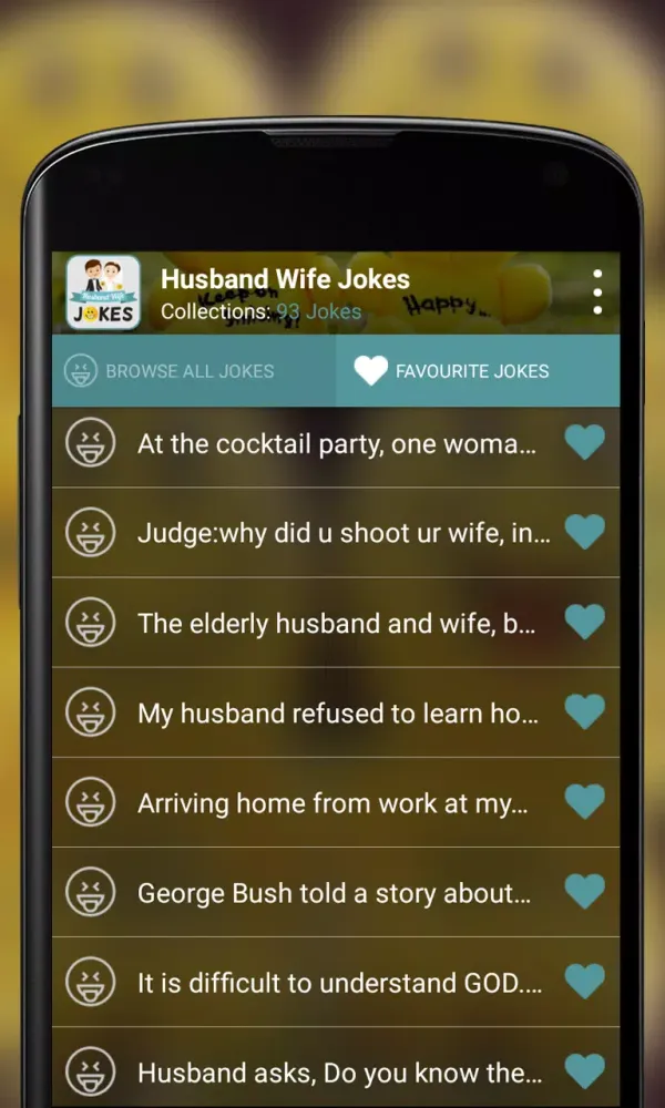Zrzuty ekranu Husband Wife Jokes