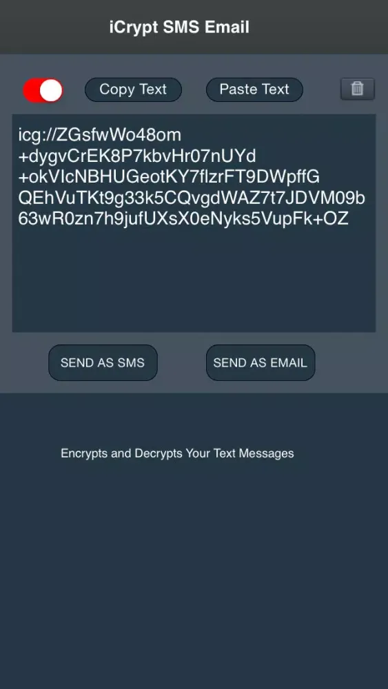 iCrypt SMS/Email应用截图