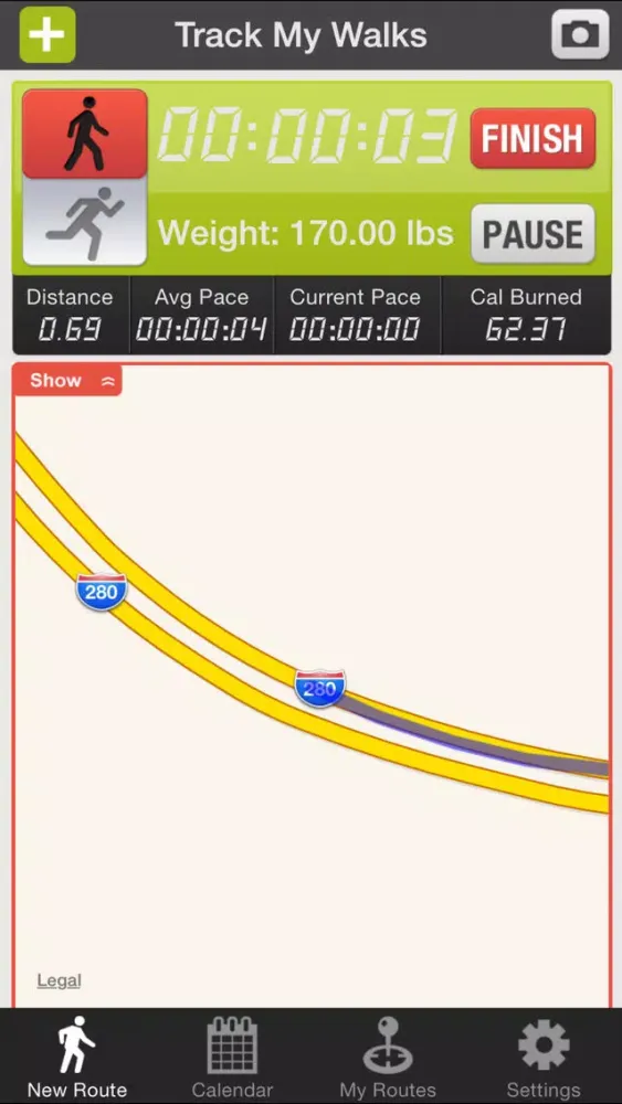 Track My Walks স্ক্রিনশট
