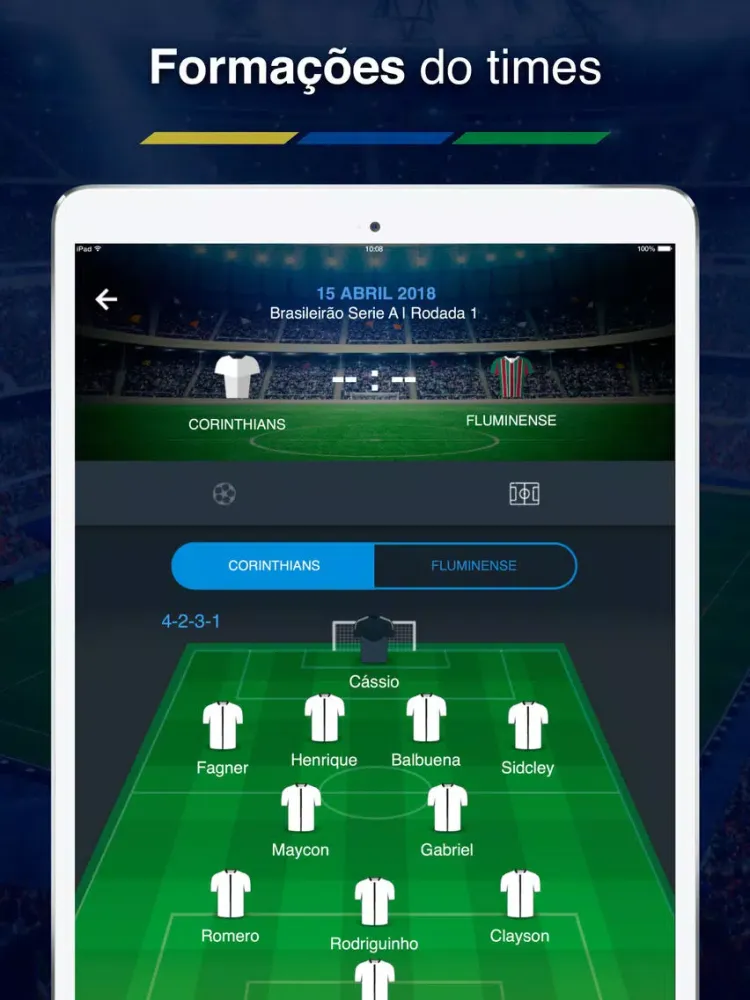 Futebol Brasileiro Resultados iPad  Screenshots