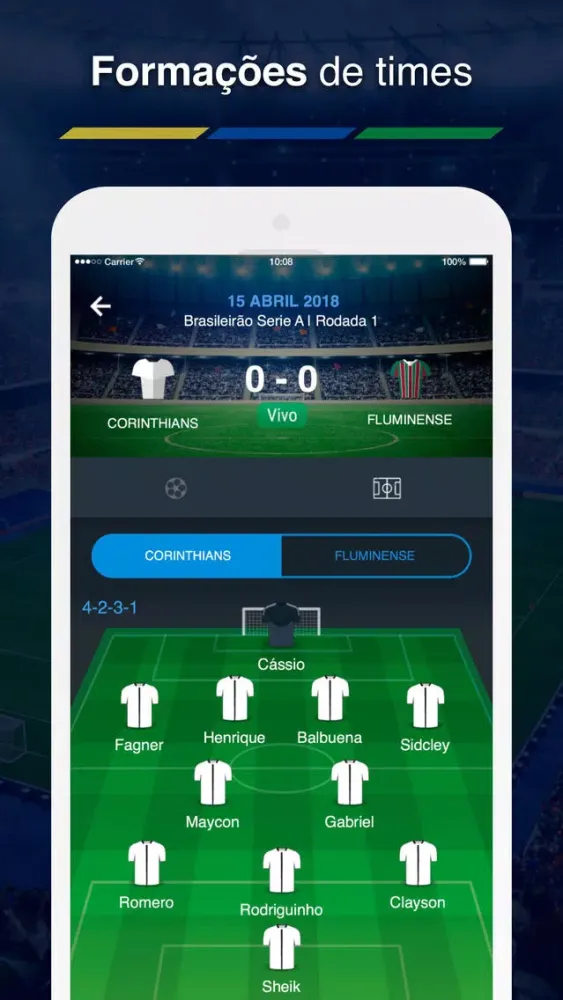 Futebol Brasileiro Resultados Screenshots