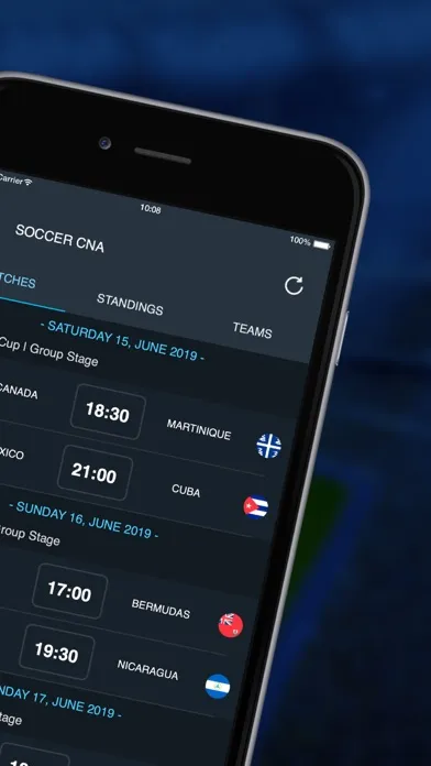 Scores for Gold Cup Ekran Görüntüleri