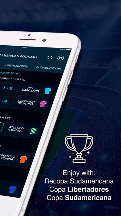 Скриншоты Scores Southamerican soccer