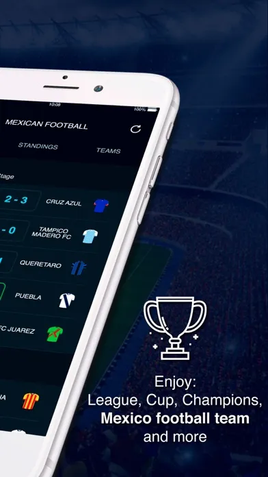 Mexican Football Scores应用截图