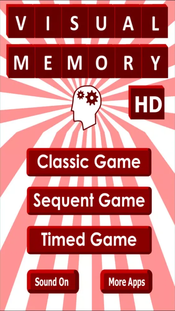 Tangkapan skrin Visual Memory Game HD