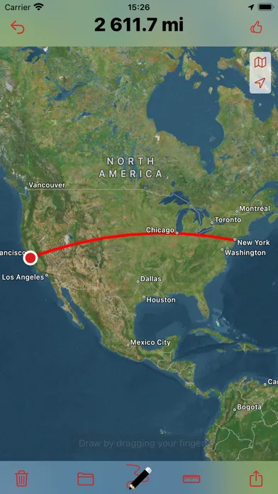 Distances - Map Ruler سکرین شاٹس