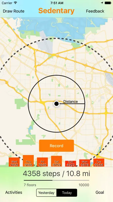 Capturas de pantalla de One Foot - Pedometer