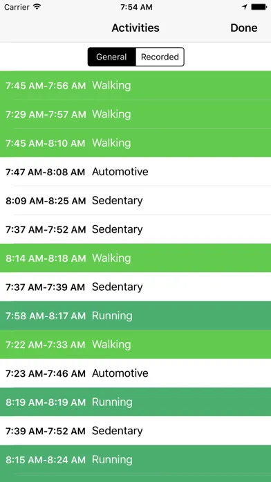 Capturas de pantalla de One Foot - Pedometer