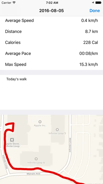 Capturas de pantalla de One Foot - Pedometer