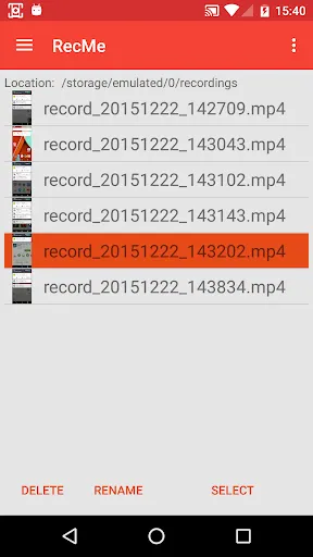 Tangkapan skrin RecMe Screen Recorder