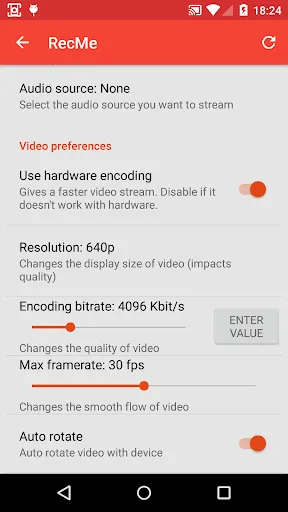 Tangkapan skrin RecMe Screen Recorder