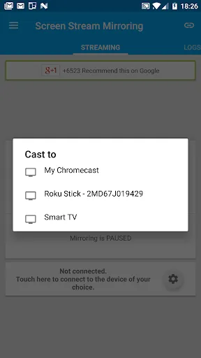Screen Stream Mirroring Pro स्क्रीनशॉट