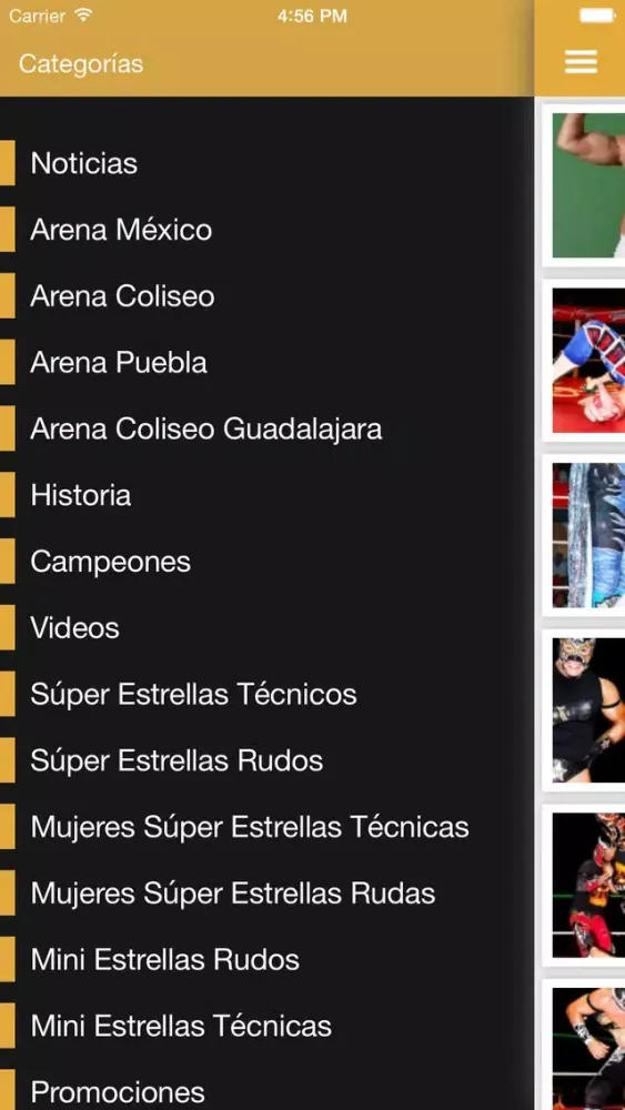 CMLL سکرین شاٹس