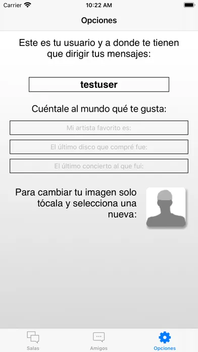 Capturas de tela do Walla Chat - Música Latina