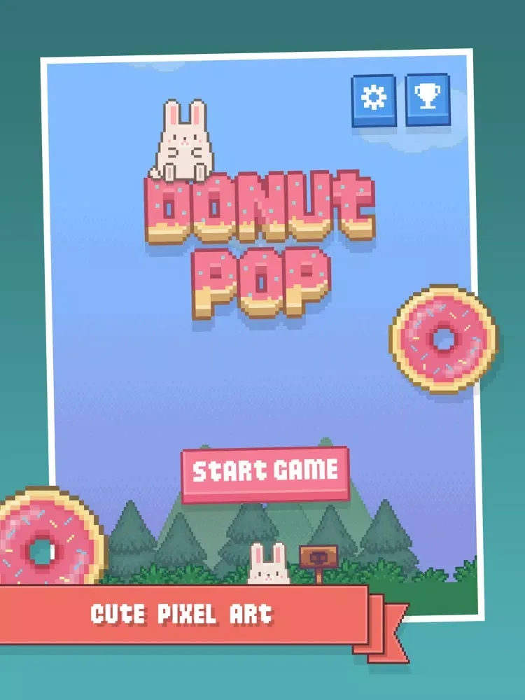 Tangkapan skrin Donuts Pop iPad 