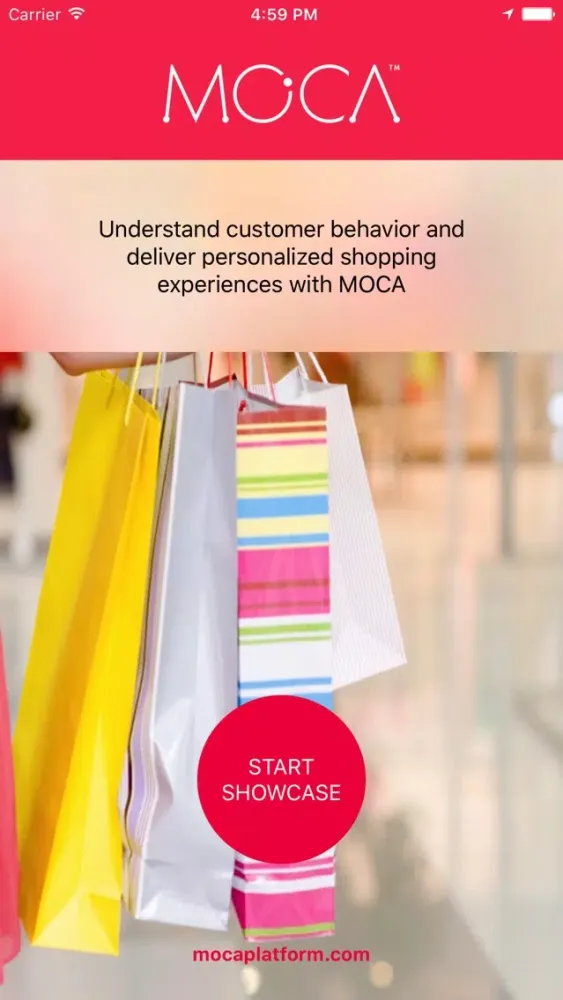 Zrzuty ekranu MOCA Showcase for retail