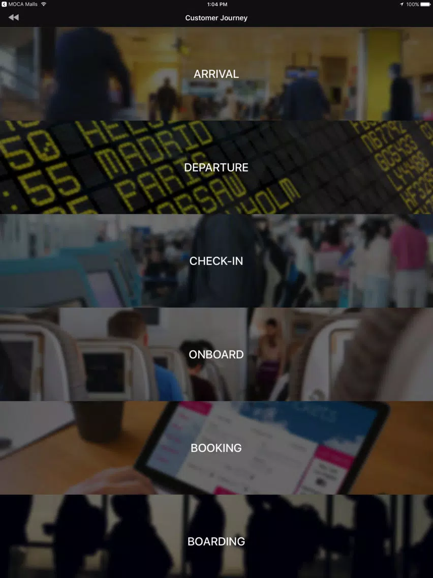 MOCA Showcase for Travel iPad  스크린샷