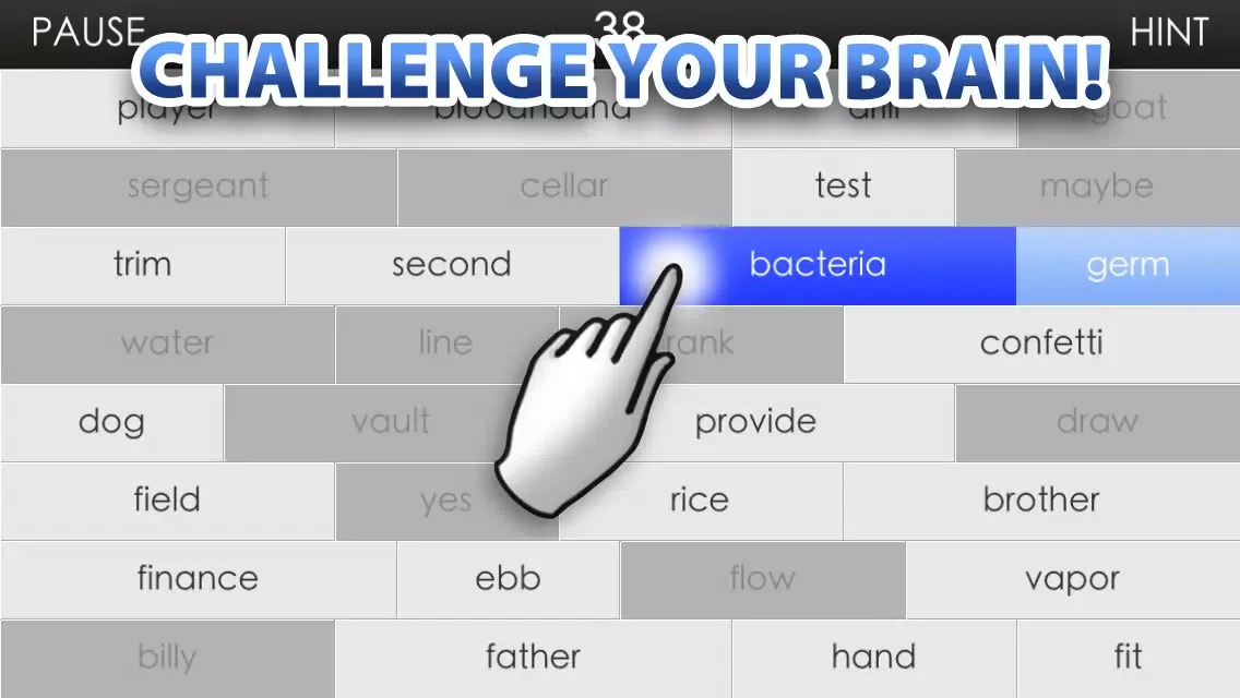 Word Wall - A challenging and fun word association brain game स्क्रीनशॉट