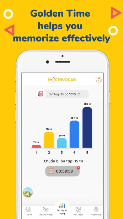 Tangkapan skrin MochiVocab - Learn English