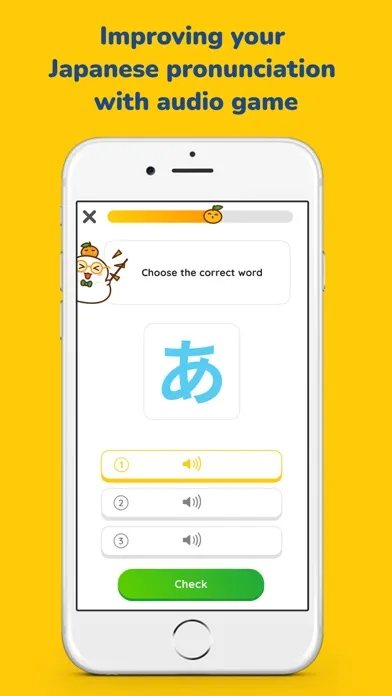 Zrzuty ekranu MochiKana Learn Hiragana