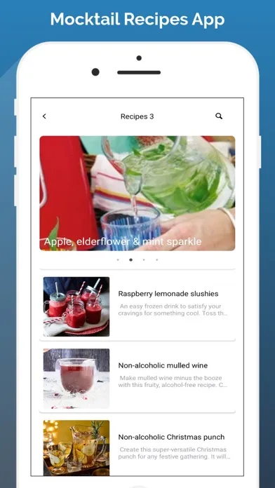 Mocktail Recipes App Ekran Görüntüleri