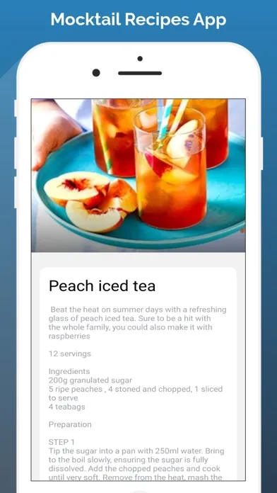 Mocktail Recipes App Ekran Görüntüleri