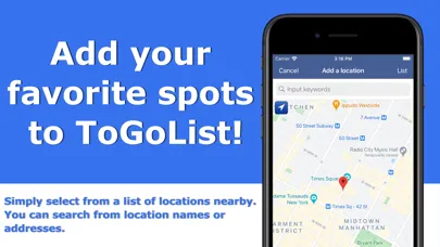 Tangkapan layar ToGoList