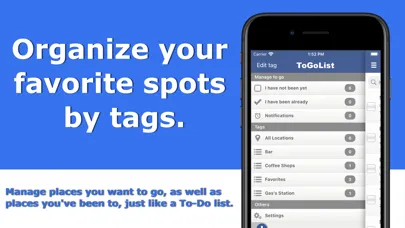 Tangkapan layar ToGoList