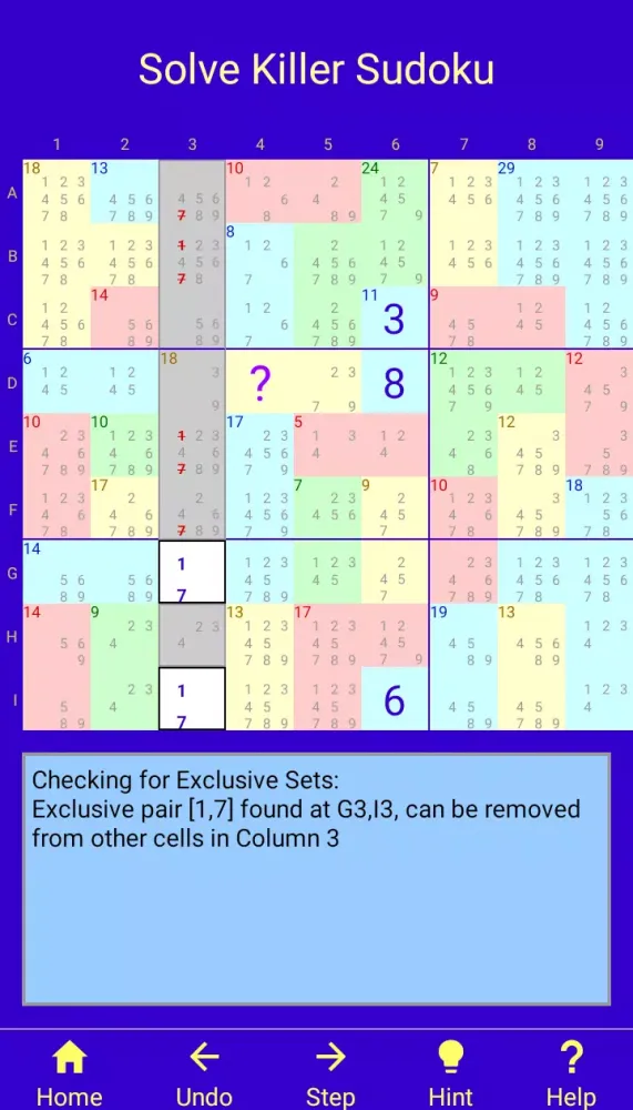 Zrzuty ekranu Killer Sudoku Helper