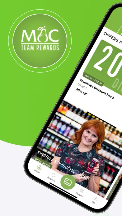 Ảnh chụp màn hình của MoC Team Rewards