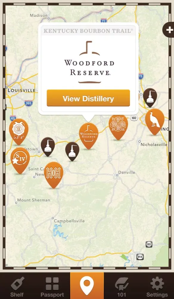 Скриншоты Kentucky Bourbon Trail® App