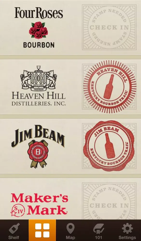 Скриншоты Kentucky Bourbon Trail® App