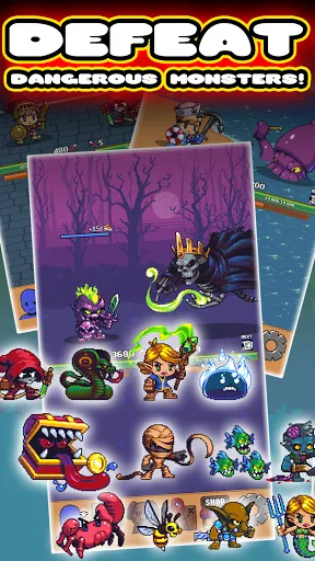 Idle Grindia: Dungeon Quest应用截图