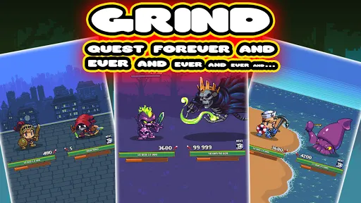 Idle Grindia: Dungeon Quest应用截图