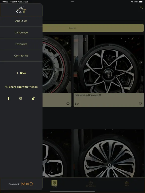 Screenshot di Hi cars iPad 