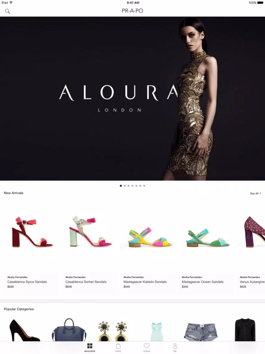 PR-A-PO: Fashion Shopping & Style iPad  Screenshots