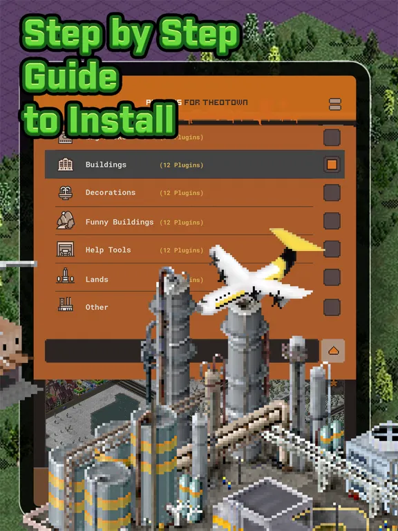 Capturas de pantalla de Buildings Mods for TheoTown iPad 