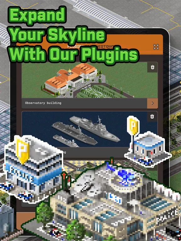 Capturas de pantalla de Buildings Mods for TheoTown iPad 