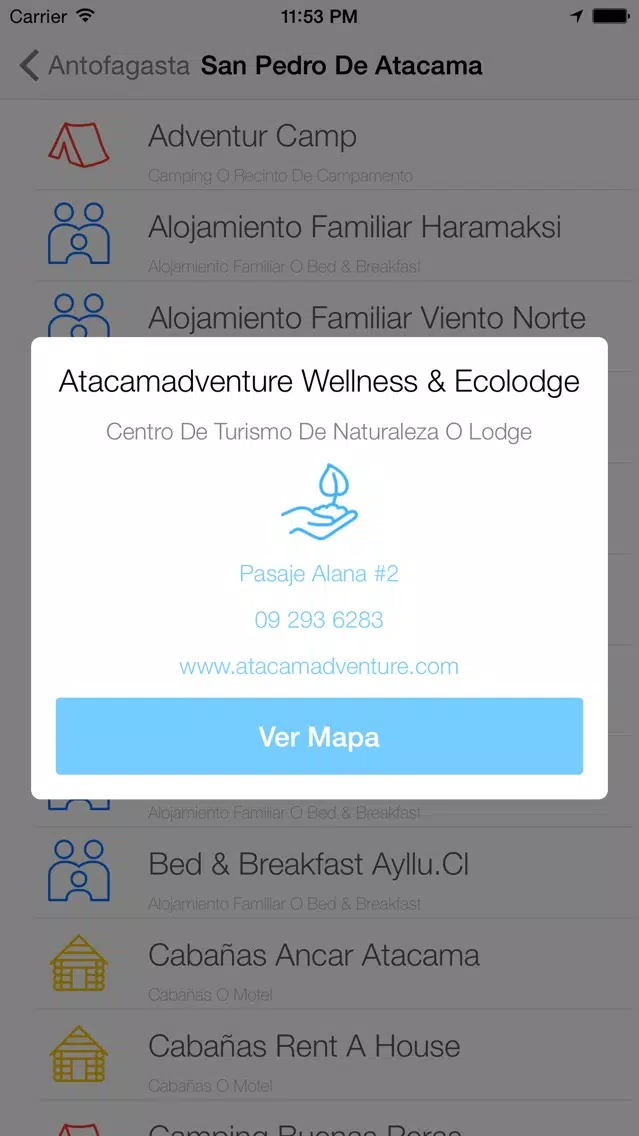 Alojamientos 스크린샷