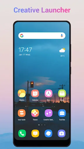 Tangkapan skrin Creative Launcher -Quick,Smart